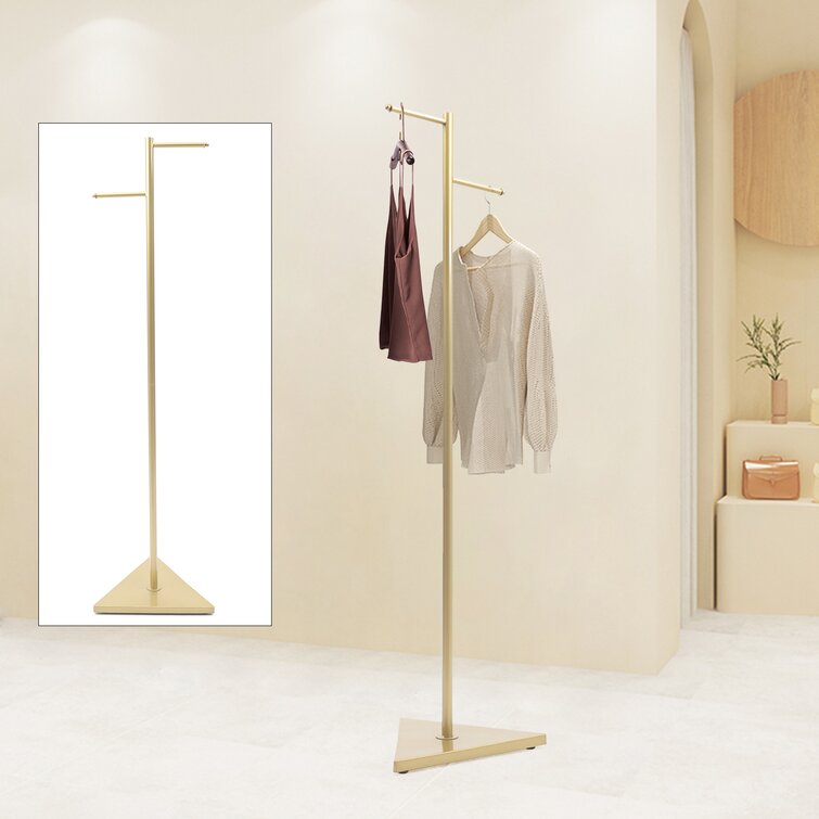 Small gold best sale clothing rack